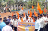 ABVP protests against professional course admission fee hike